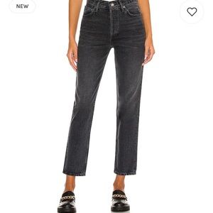 TALULA x AGOLDE Black High Rise Taper Jeans Size 25 - READ DESCRIPTION re:sizing